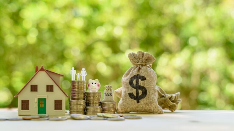 house next to money and family